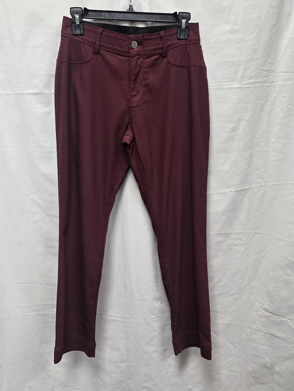 COCO + CARMEN Burgundy Trousers With Elastic Waistband